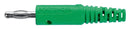 Schutzinger FK 8 S NI / GN Banana Test Connector Plug Cable Mount 32 A 70 VDC Nickel Plated Contacts Green