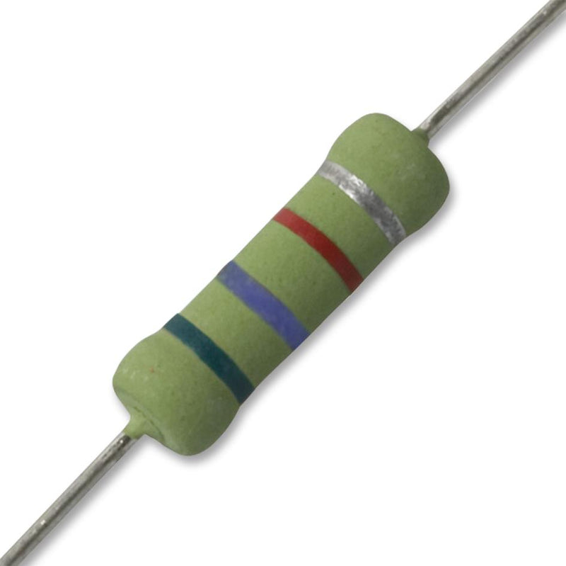 VISHAY MBB02070C1001FRP00 Through Hole Resistor, 1 kohm, 350 V, Axial Leaded, 600 mW, &plusmn; 1%, MBB0207 Series