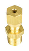 Labfacility FC-032-D Compression Fitting 1/4 " Bspt Brass 4.5 mm Probe New