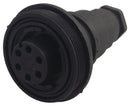 Bulgin Limited PX0740/S/07 Circular Connector Buccaneer Standard Series Cable Mount Receptacle 6 Contacts Screw Socket