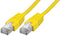 PRO Signal PSG91689 Ethernet Cable STP Cat5e 20 m 66 ft RJ45 Plug to Yellow