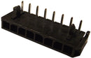 MOLEX 43650-0800 Micro-Fit 3.0 Header, SMT Compatible, Single Row, R/A, with Snap-in Plastic Peg PCB Lock, 8 Way