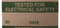 Multicomp PRO MP009761 Label Write-On Vinyl Cloth Tested For Electrical Safety (By Date)