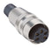Lumberg KV 120-8 Socket ACC. TO IEC 60130-9 IP 40 Straight Versionsolder Term With Threaded Joint S 23AH4000