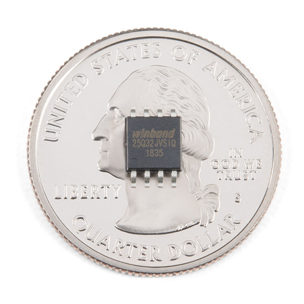 SparkFun Serial Flash Memory - W25Q32FV (32Mb, 104MHz, SOIC-8)