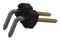 Molex 90121-0765 Board-To-Board Connector 2.54 mm 5 Contacts Header C-Grid III 90121 Series Through Hole