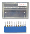 CIF DU68.10 Twist Drill Bit Carbide 0.8mm 10mm Effective 38.1mm Overall