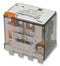Finder 56.34.8.110.0000 Power Relay 4PDT 110 VAC 12 A 56 Series Socket