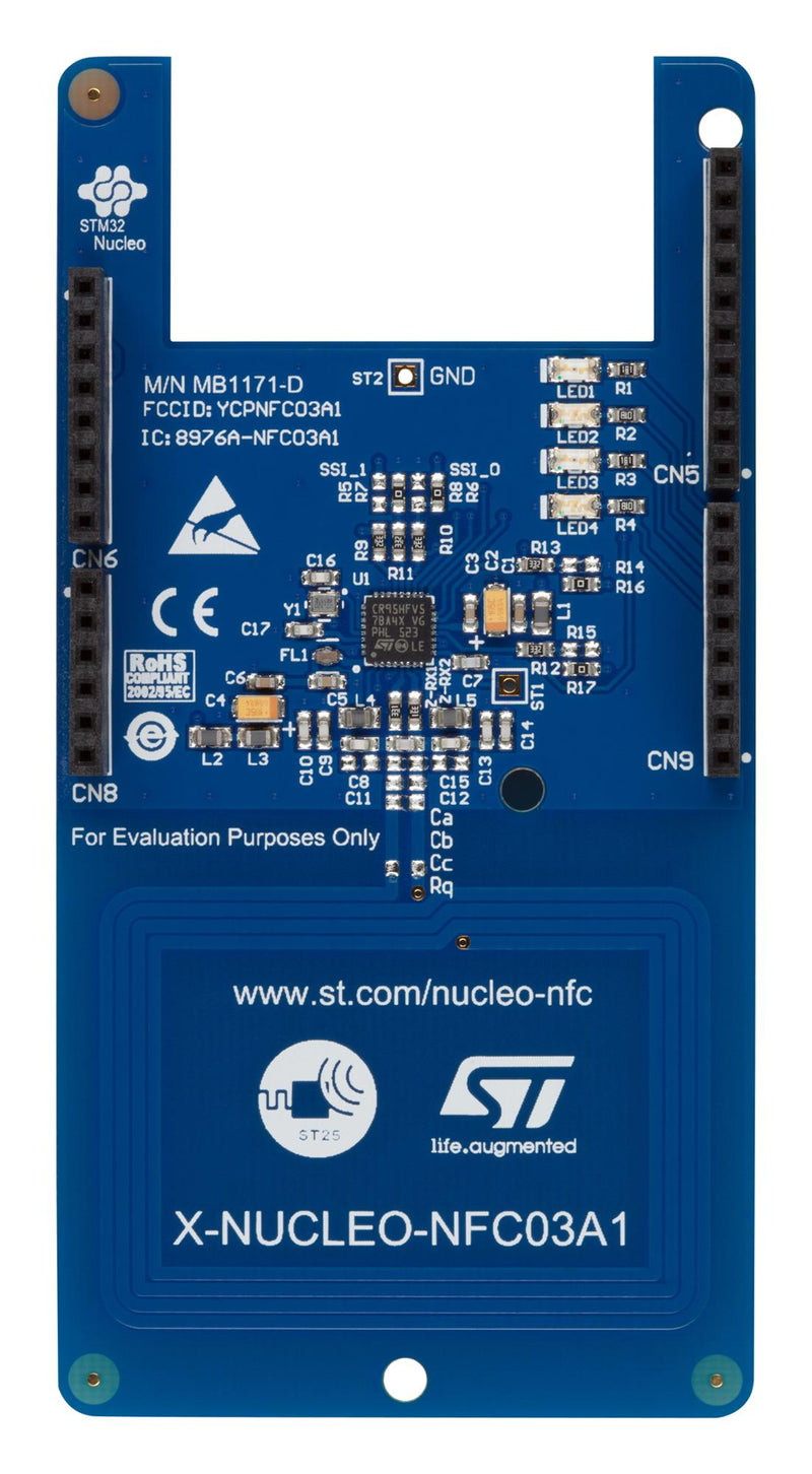 Stmicroelectronics X-NUCLEO-NFC03A1 Expansion Board NFC Card Reader Read/Write CR95HF For STM32 Nucelo Arduino Compatible