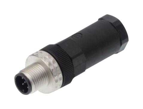Hirschmann ELST 5012 PG9 Sensor Connector E Series M12 Plug 5 Contacts Screw Pin Straight Cable Mount
