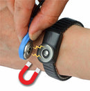 Desco 19904 ESD Wrist Strap Magsnap 360 Series Dual Wire Blue / Grey Plug Medium 12 ft Cord