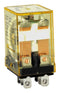Idec RH2B-ULCDC24V Power Relay Dpdt 24 VDC 10 A RH Series Socket Non Latching