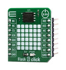 Mikroelektronika MIKROE-4067 MIKROE-4067 Click Board Flash 6 W25Q128JV Qspi SPI Mikrobus 3.3 V 28.6 mm x 25.4