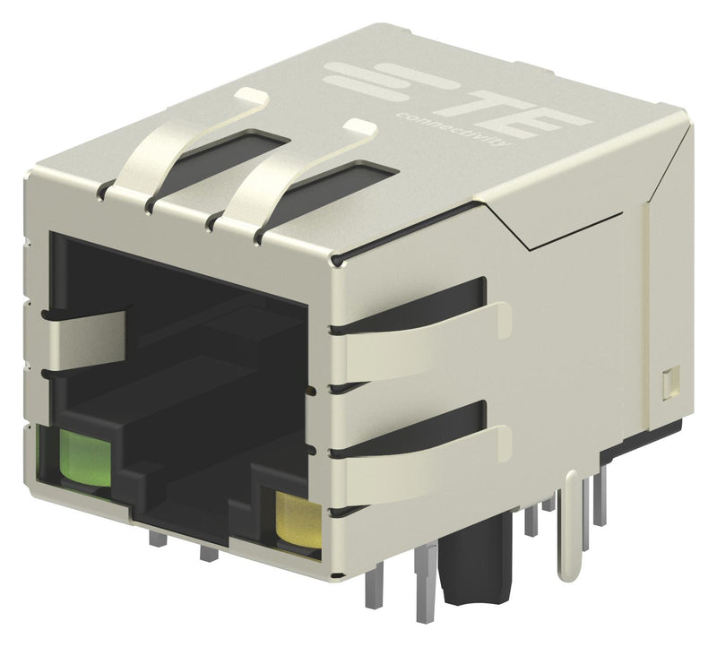 TE Connectivity 6-2301994-2 6-2301994-2 Modular Connector RJ45 Jack 1 x (Port) 8P8C Cat6 Through Hole Mount