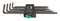 Wera 967/9 TX XL 1 Key Set Torx L Long T8 - T40 9 Piece