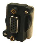Cliff Electronic Components CP30229M CP30229M D Sub Connector Adapter VGA High Density Receptacle 15 Ways