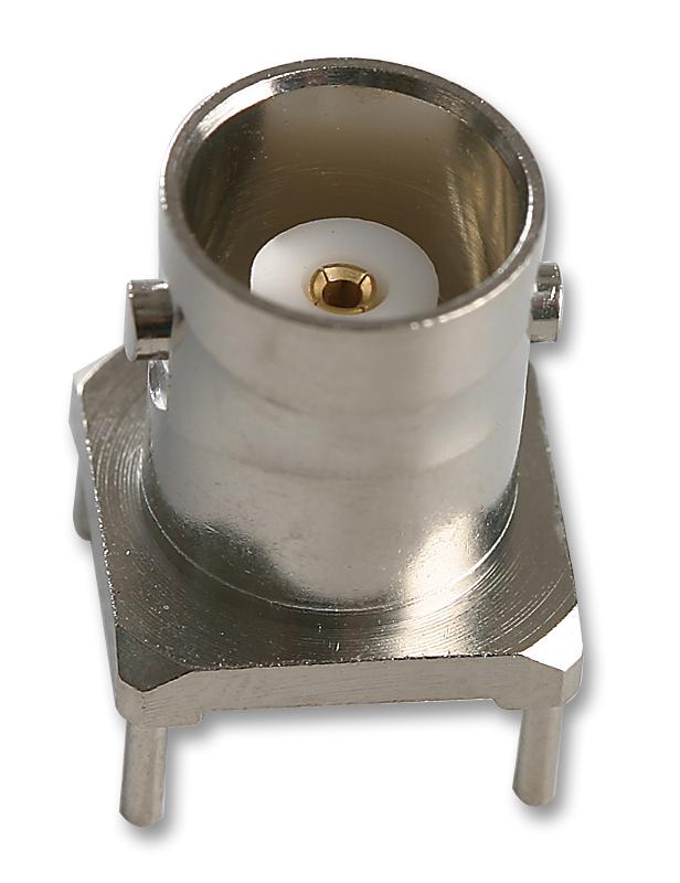 Radiall R141426161 RF / Coaxial Connector BNC Straight Jack Through Hole Vertical 50 ohm Brass