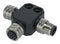 Brad 120068-8009 Sensor Splitter Micro-Change T - Style Cable Mount 5 Position M12 Receptacle