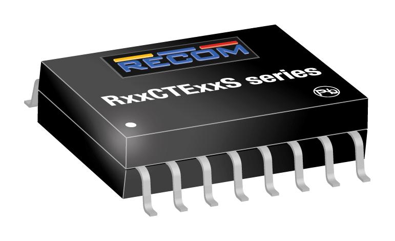 Recom Power R05CTE05S-CT R05CTE05S-CT Isolated Surface Mount DC/DC Converter 1:1 1 W Output 5 V 200 mA New