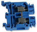 Entrelec - TE Connectivity 012511813 012511813 DIN Rail Mount Terminal Block 2 Ways 24 AWG 8 6 mm&Acirc;&sup2; Screw 41 A
