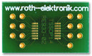 Roth Elektronik RE933-02 RE933-02 Adaptor SMD Epoxy Glass Composite 1.5mm 13.5mm x 23.5mm