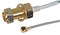Siretta ASMG010ZN113S17 RF / Coaxial Cable Assembly 90&deg; U.FL Plug to SMA RP Bulkhead Jack 1.13mm 3.94 " 100 mm Grey
