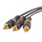 Stellar Labs 24-12088 Cable Audio Video RCA Plug 12FT