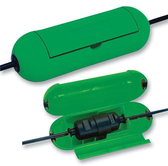 Brennenstuhl 1160400 Power Entry Connector Schuko 16 A Green
