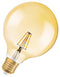 Ledvance 4058075809406 LED Light Bulb Filament Globe E27 Extra Warm White 2400 K Not Dimmable 300&deg; New