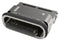 TE Connectivity 2305018-2 USB Connector IPX8 Type C 3.1 Receptacle 24 Ways Surface Mount Right Angle