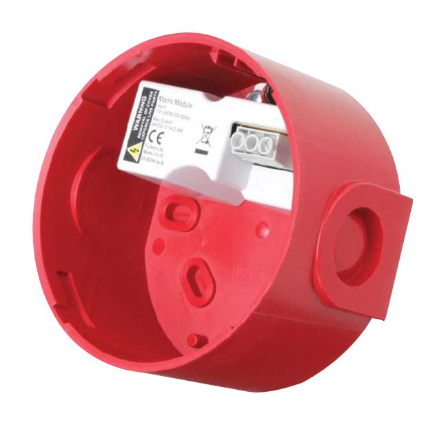 Fulleon 631201FUL-0109 Signal Indicator Accessory Powered Base Red 230VAC ABS IP65