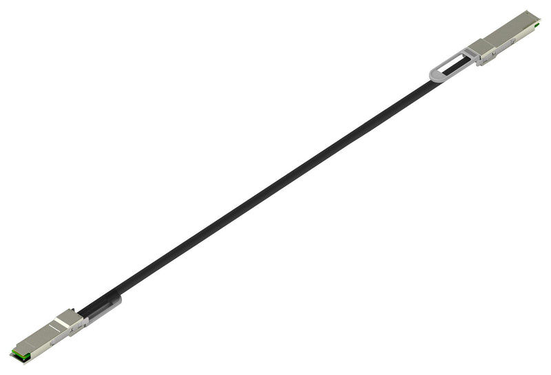 TE Connectivity 2333393-7 Network Cable QSFP+ Plug to 3 m 9.8 ft Black