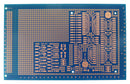 Multicomp PRO MP005896 MP005896 Eurocard PCB Board 100 mm X 160 Double Epoxy Glass Composite Oktapad Series