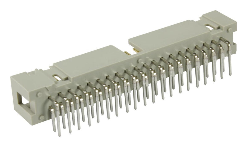 HARTING 09 18 534 6323 Wire-To-Board Connector, Right Angle, 2.54 mm, 34 Contacts, Header, SEK 18 Series, Through Hole