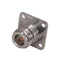 Huber & Suhner 23_N-50-0-1/133_NE RF / Coaxial Connector N Straight Flanged Jack Solder 50 ohm Bronze