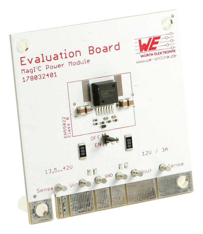 Wurth Elektronik 178032401 Evaluation Board for MagI&Acirc;&sup3;C Power Module Variable Step Down Regulator 3A
