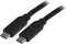 Startech USB2C5C4M USB Cable Type C Plug to 4 m 13.1 ft 2.0 Black E-Marked
