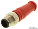 Molex 120076-8035 Sensor Connector 120076 Series M12 Plug 8 Contacts Solder Pin Straight Cable Mount