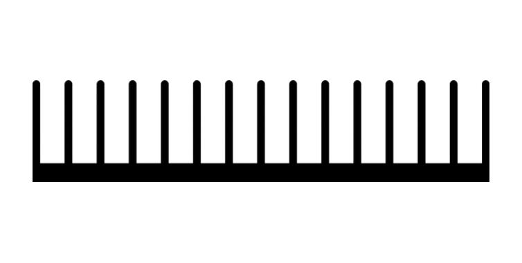 Fischer Elektronik SK 686 375 AL Heat Sink 3.6 K/W 76 mm 16.8 37.5