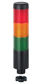 Werma 69921075 69921075 Signal Indicator Tower Continuous/Pulse 85 dBA GRY 24 V 38 mm M12 Connector Kompakt 37 Series