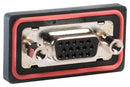 Multicomp PRO MP002480 D Sub Connector High Density Receptacle MP Sealed D-Sub Connectors 15 Contacts DE