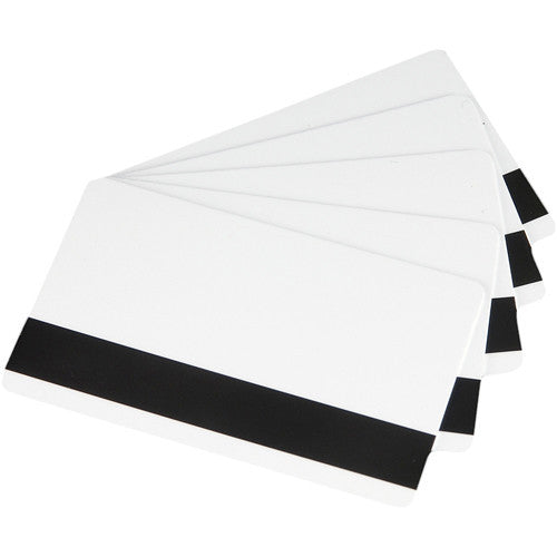 Fargo CR-80 UltraCard PVC Cards with High-Coercivity Magnetic Stripe (500 Cards)