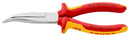 Knipex 26 200 200mm 40&deg; Bent Jaw Chrome Plated Side Cutting Pliers With Insulated 2 Colour Dual Component Handles