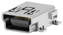 AMP - TE Connectivity 1734035-3 1734035-3 USB Connector Mini Type B 2.0 Receptacle 5 Ways Surface Mount Right Angle
