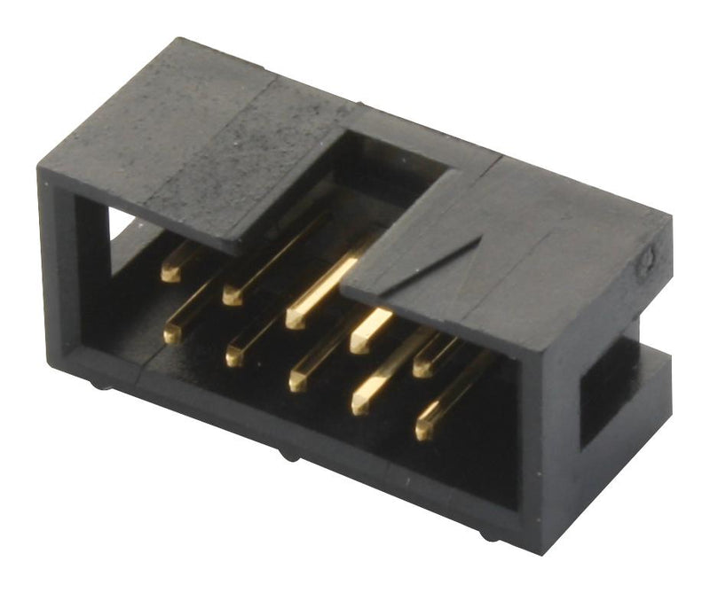 AMP - TE Connectivity 1761681-3 1761681-3 Pin Header Wire-to-Board 2.54 mm 2 Rows 10 Contacts Through Hole Straight AMP-LATCH