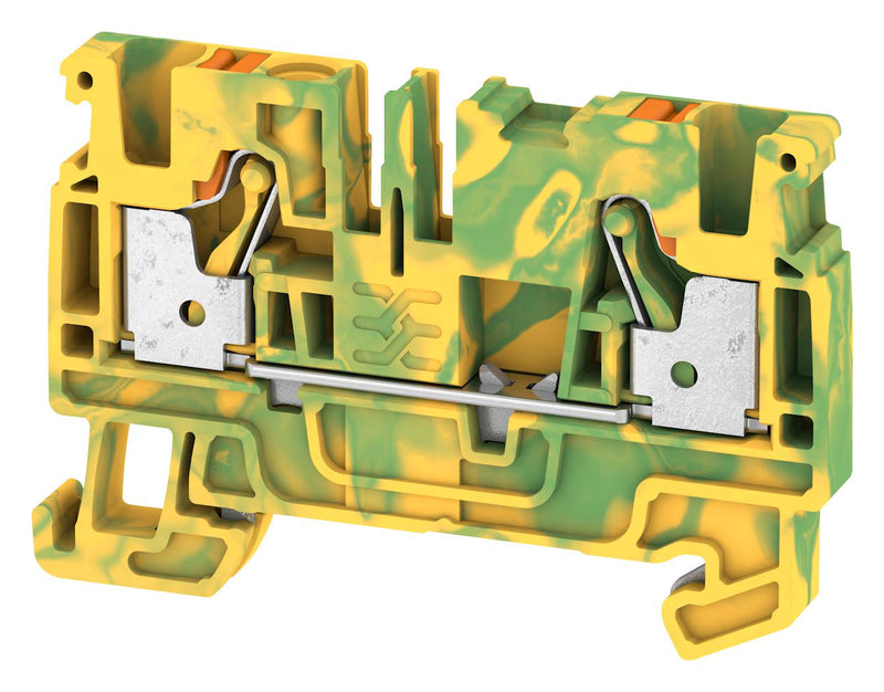 Weidmuller 2051360000 DIN Rail Mount Terminal Block 2 Ways 26 AWG 12 4 mm&Acirc;&sup2; Push In 480 A