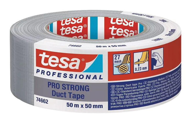 Tesa 74662 GREY 50M X 50MM Tape Duct 50 m x mm