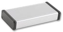 Hammond 1455J1602 Metal Enclosure 1455 Series Extruded With Plastic End Panels Small Aluminium 27 mm