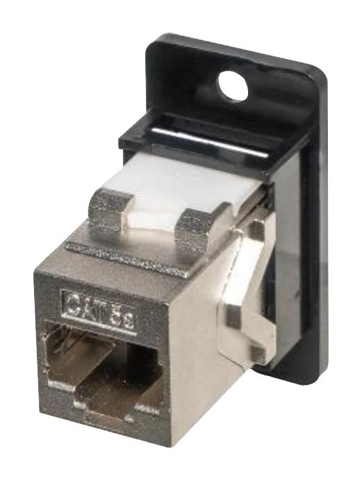 TUK FACK2SBPM In-Line Adapter Shielded RJ45 Adaptor Low Profile Panel Mount Range Series Jack