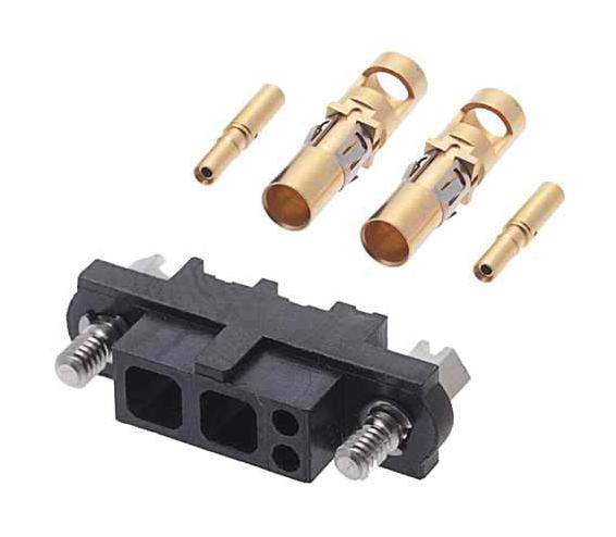 Harwin M80-4C10205F1-02-325-00-000 Rectangular Connector Datamate Mix-Tek M80 4 Contacts Receptacle Crimp 2 Row